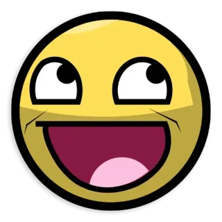 🧔‍♂️ dd62ca8a Smiley, Gesicht, Meme, Super, Mega telegram sticker