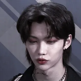 😈 47010353 Felix kpop, idol, muzyka, portret, osoba, celebryta telegram sticker