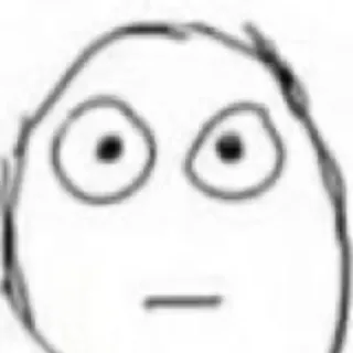 🙂 4b574169 Meme, Hài hước, Vui nhộn, Khuôn mặt, Phản ứng, Biểu cảm telegram sticker