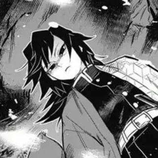 🕳 1f6a8cbb Giyu Tomioka Demon Slayer Anime, Manga, Demon Slayer, Giyu Tomioka, Charakter, Japanische Animation telegram sticker