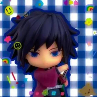 🪆 3c39b1da Giyu Tomioka Demon Slayer Anime, Demon Slayer, Giyu Tomioka, Chibi, Süß, Japanischer Anime, Manga telegram sticker