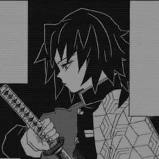 🕳 4a929794 Anime, Demon Slayer, Schwert, Manga, Charakter, Katana, Japanisch telegram sticker