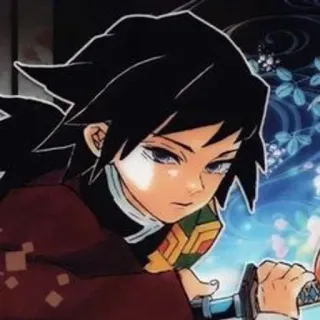 🎎 7ac9c72e Giyu Tomioka Demon Slayer Anime, Demon Slayer, Giyu Tomioka, Schwert, Manga, Katana telegram sticker