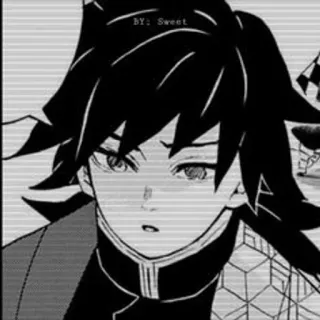 🕳 c003c15d Giyu Tomioka Demon Slayer BY: Sweet Anime, Manga, Demon Slayer, Giyu Tomioka, Tomioka, Anime Charakter telegram sticker