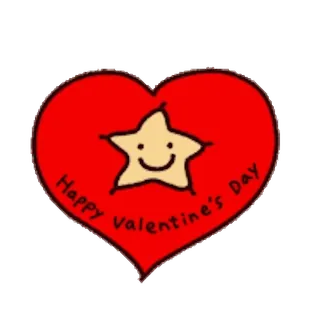 🩷 8b74ad22 Happy Valentine's Day 발렌타인데이, 하트, 별, 사랑, 휴일 telegram sticker