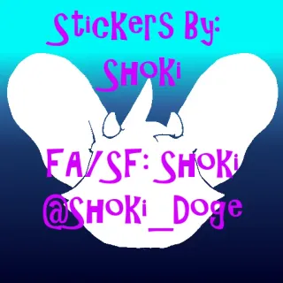 ⚪ 3bda0e74 Stickers By:
SHOKI
FA/SF: SHOKI
@SHOKI_Doge 贴纸, 艺术, shoki, fa, sf telegram sticker