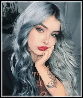 🍂 86e03b9b 女人, 女孩, 肖像, 头发, 美丽, 化妆 telegram sticker