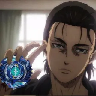 🤚 2093d1bb Eren Yeager Attack on Titan anime, Eren Yeager, Attack on Titan, manga, character telegram sticker