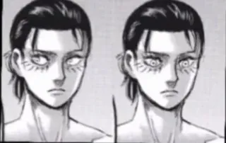 🎭 ca2dd66a Eren Yeager Attack on Titan anime, manga, Eren Yeager, Attack on Titan telegram sticker