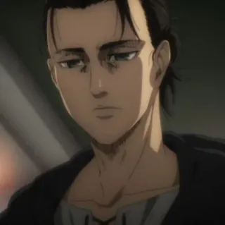 🦜 36f272dc Eren Yeager Attack on Titan Anime, Eren Jaeger, L'Attacco dei Giganti, Personaggio telegram sticker