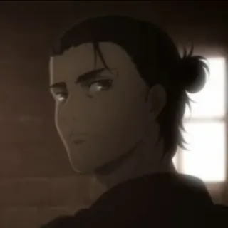 🦜 953e718b Eren Yeager Attack on Titan Anime, Eren Jaeger, L'Attacco dei Giganti, Personaggio, Manga telegram sticker