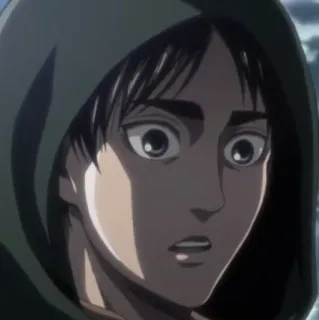 🦜 cca5d93f Eren Yeager Attack on Titan Anime, L'attacco dei giganti, Eren Yeager, Personaggio, Manga telegram sticker