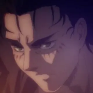 🦜 d78e47b7 Eren Yeager Attack on Titan Eren Jaeger, L'Attacco dei Giganti, Anime, Personaggio, Manga telegram sticker