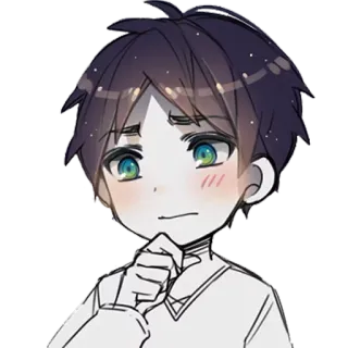 🤔 ef5e4707 Anime, Manga, Personaggio, Arte, Adesivo telegram sticker