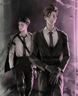 (Eren Yeager) @ERMIA_B whatsapp stickers