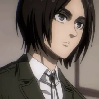 🖤 2b39477f Eren Yeager Attack on Titan Anime, Postać, Eren, Atak Tytanów whatsapp sticker