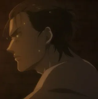 🖤 4b703472 Eren Yeager Attack on Titan Anime, Atak Tytanów, Eren Jaeger whatsapp sticker