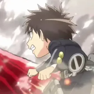 🕶 ba4412cd anime, character, running, action, animation telegram sticker