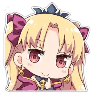 🤔 09967d9a Anime, Charakter, Chibi, Niedlich, Aufkleber, Weiblich telegram sticker