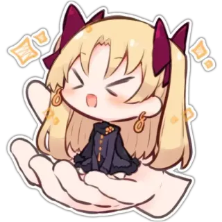 😆 61323624 Anime, Chibi, Glitzer, Süß, Charakter telegram sticker