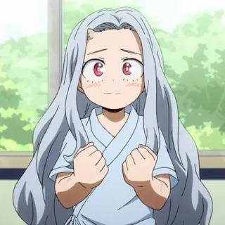 🐚 29fda229 Eri My Hero Academia Anime, Dziewczyna, Postać, Manga, Eri, My Hero Academia telegram sticker