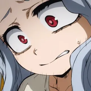 🐚 561f2c49 Eri My Hero Academia Anime, Postać, Eri, My Hero Academia, przestraszona, płacząca telegram sticker