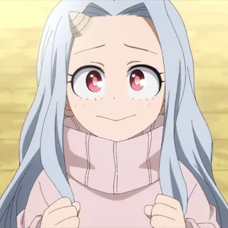 🐚 5722cf2e Eri My Hero Academia Anime, Manga, My Hero Academia, Eri, słodkie, dziewczyna telegram sticker