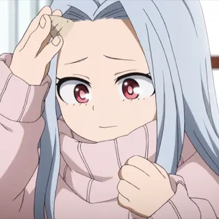 🐚 82f6704e Eri My Hero Academia Anime, My Hero Academia, Eri, Postać, Kawaii telegram sticker