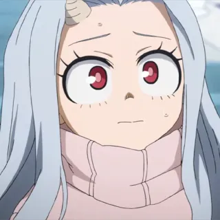 🐚 85ff1a67 Eri My Hero Academia Anime, Dziewczyna, Postać, Eri, My Hero Academia, smutna, słodka telegram sticker