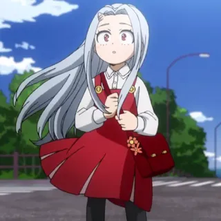 🐚 95e1df49 Eri My Hero Academia Anime, Postać, Eri, My Hero Academia, Dziewczyna, słodkie telegram sticker