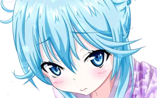 😳 2f2bdd28 อนิเมะ, ผู้หญิง, มังงะ, น่ารัก, ภาพเหมือน telegram sticker