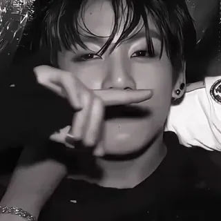 🎸 02d6bc1a orang, wajah, monokrom, close-up, potret, hitam putih telegram sticker