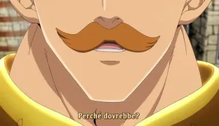 🗿 0461973c Perché dovrebbe? anime, baffi, Escanor telegram sticker