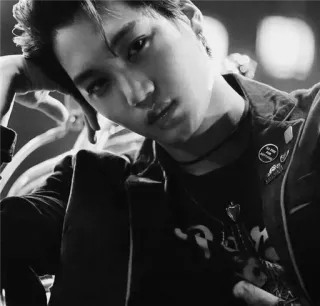 ⚜ 5d9f6a79 người, đàn ông, chân dung, gương mặt, đẹp trai, nam, kpop, idol, exo, kai telegram sticker