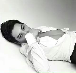 ⚜ ce6f807b đàn ông, nằm, áo sơ mi, chân dung, diễn viên, người mẫu telegram sticker