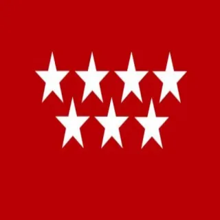 ♐️ 87137a4b stars, community of Madrid, Madrid, flag, Spain telegram sticker