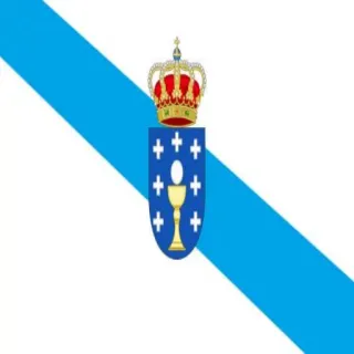♎️ ed1fc800 flag, galicia, crown, coat of arms, symbols telegram sticker