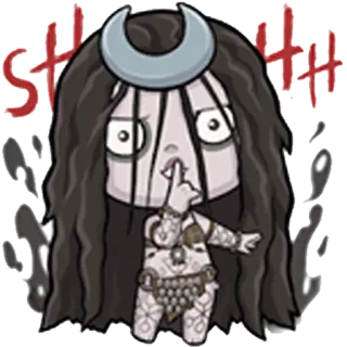 😶 e6640986 Shhhhh ssst, diam, tenang, kartun, bulan, keheningan, karakter whatsapp sticker