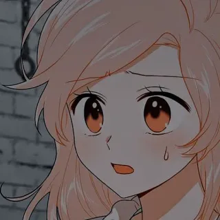 🍯 96ffb50e 애니메이션, 만화, 만화, 소녀, 슬픈, 무서운, 걱정 telegram sticker