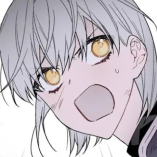 🗡 354e317d อนิเมะ, มังงะ, ตัวละคร, อารมณ์, ตกใจ, ประหลาดใจ, ใบหน้า telegram sticker