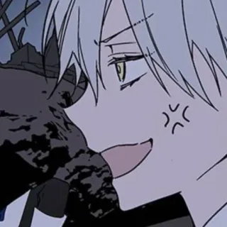 🗡 bb50ba7c อนิเมะ, มังงะ, ตัวละคร, สีหน้า, การ์ตูน telegram sticker