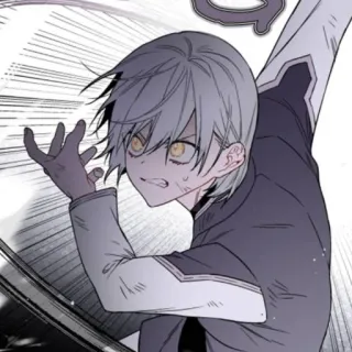 🗡 dfda4a02 อนิเมะ, มังงะ, ตัวละคร, เด็กผู้ชาย, ผมสีเทา, ตาสีเหลือง telegram sticker