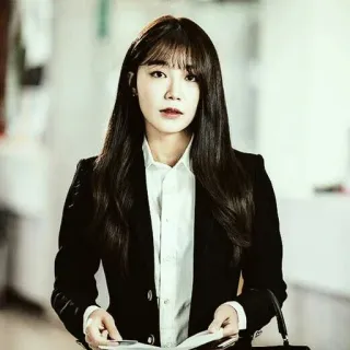 🕸 b2f00459 woman, business, korean, professional, office, suit whatsapp sticker