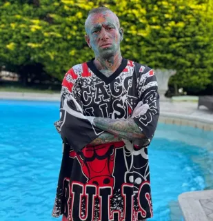 😡 935a063b CHICAGO BULLS chicago bulls, sport, basket, maglia, atleta, tatuaggi, ritratto telegram sticker