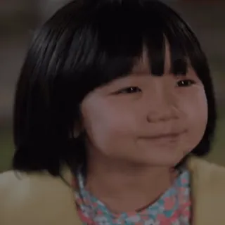 😌 86d6e4c4 아이, 여자아이, 아시아인, 어린, 인물사진, 얼굴 telegram sticker