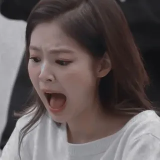 🍂 f5811f24 ผู้หญิง, ตกใจ, ประหลาดใจ, อารมณ์, กลัว, อ้าปาก whatsapp sticker