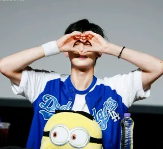 ❤️ 9590cb2a kpop, idol, minion, süß, herz, dodgers telegram sticker