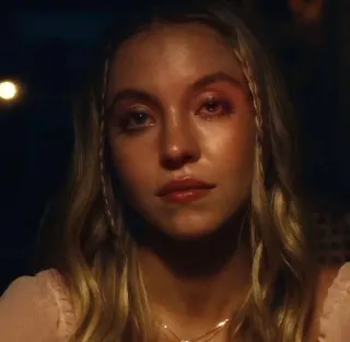 😐 62160039 woman, portrait, blonde, makeup, face, person whatsapp sticker