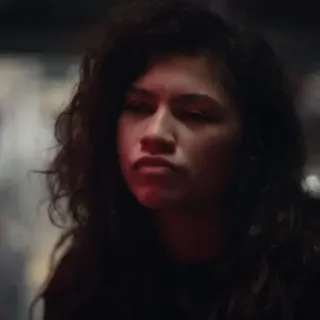 😐 be29dde3 Zendaya actress, portrait, woman, celebrity, person whatsapp sticker