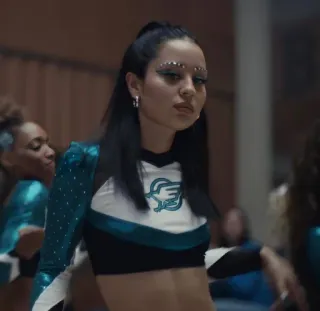 😐 c724768c cheerleader, cheerleading, uniform, sports, teen, girl, makeup whatsapp sticker